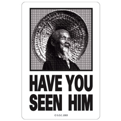 Powell Peralta アニマルチン ポスター レア Powell Peralta Have You Seen Him? Animal Chin Sticker
