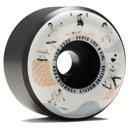 スケートボード Spitfire Skate Like a Girl Classic 56mm Spitfire Wheels - Skate Like a Girl 56mm Skateboard Wheels