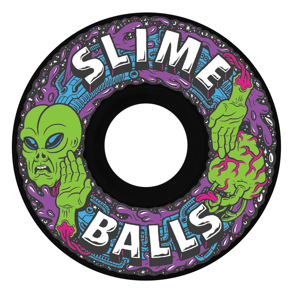 Slime Balls - 54.5mm Alien Mini OG Slime Black 78a - Concrete