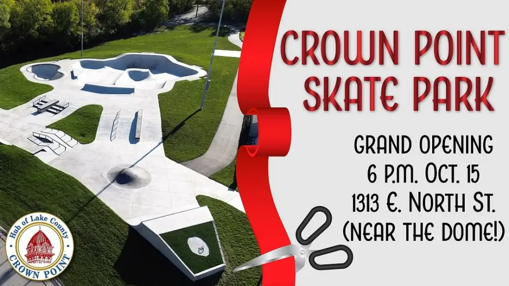 Crown Point Indiana Skate Park Grand Opening Oct. 15 2025 - Concrete ...