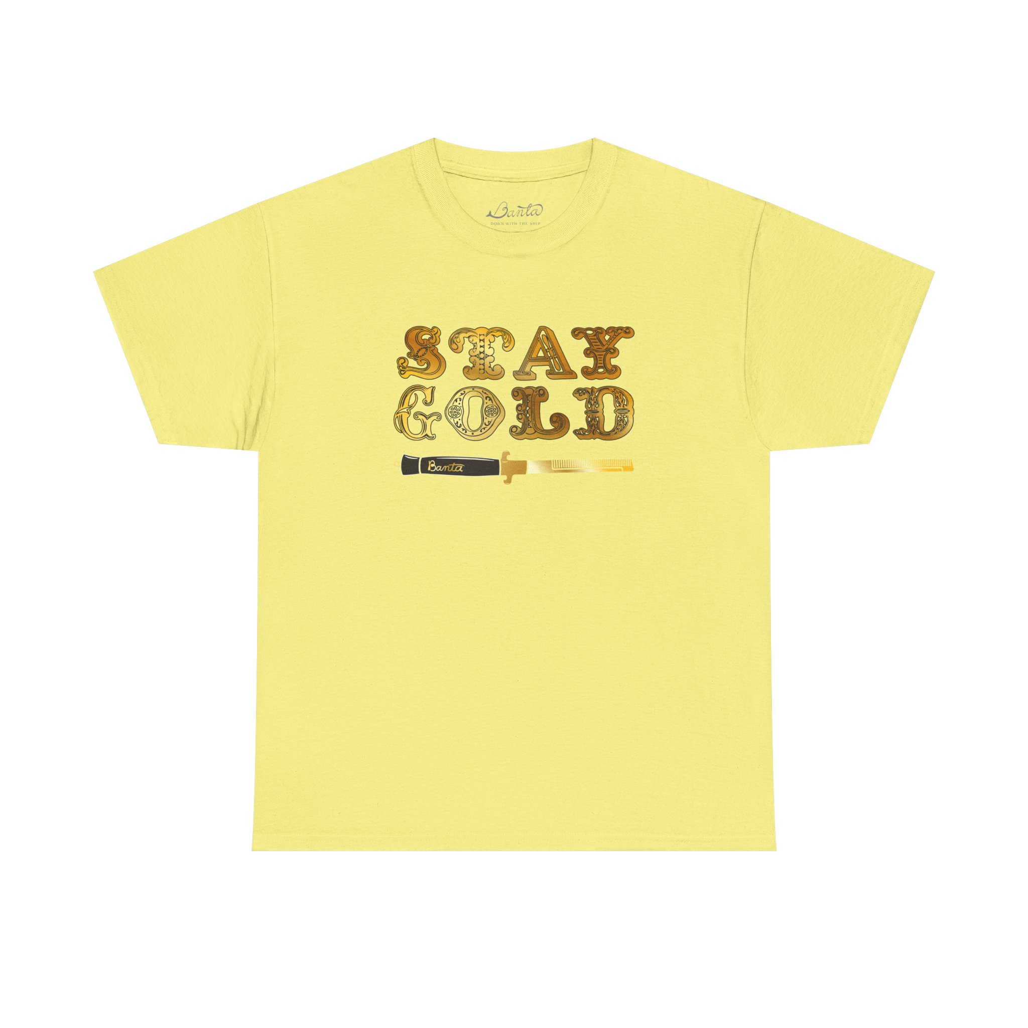 Banta - Stay Gold T-Shirt - Concrete Disciples Skatepark Locator
